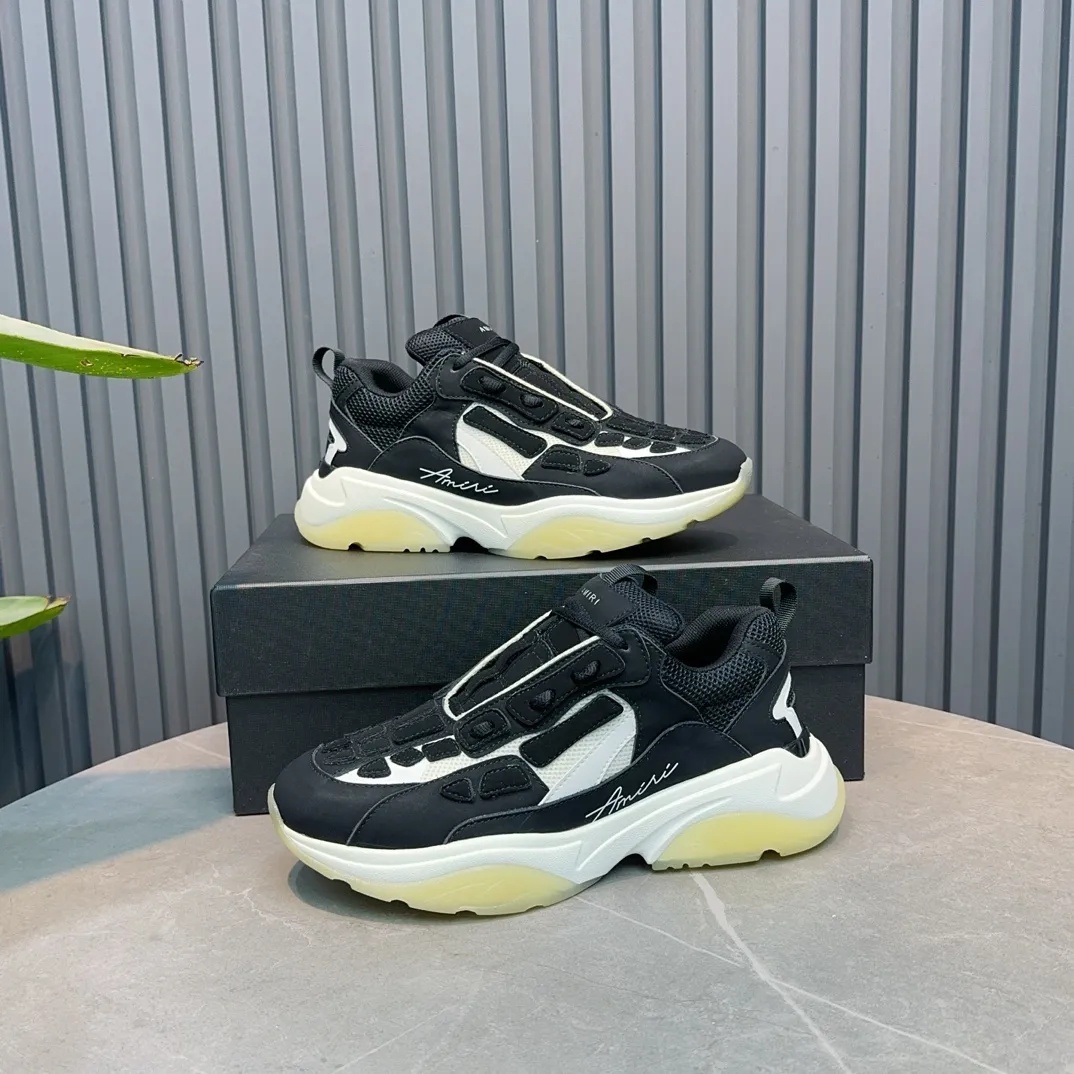 Men's shoes 💰740💰 AMIRI AMIRI fashion brand hot sale 🔥 Available all year round ✅ Official website synchronization Imported fabrics 1⃣️ vs 1⃣️ replica, original factory special original sole, 38-45 (38.45. Non-refundable)